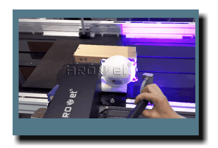 口罩侧面喷印系统pp电子游戏专属定制