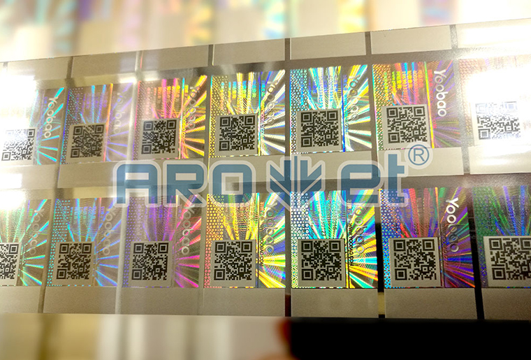 pp电子游戏X1双头喷码装备在镭射防伪标签上的应用